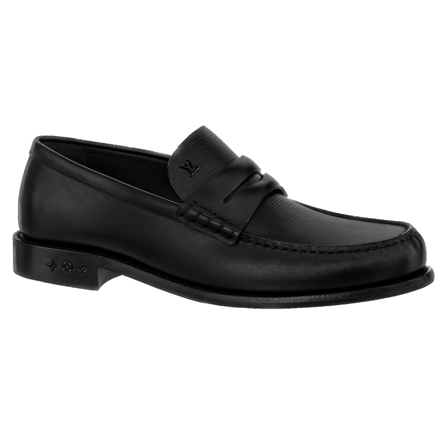 LEATHER LOAFERS IN BLACK - VL054