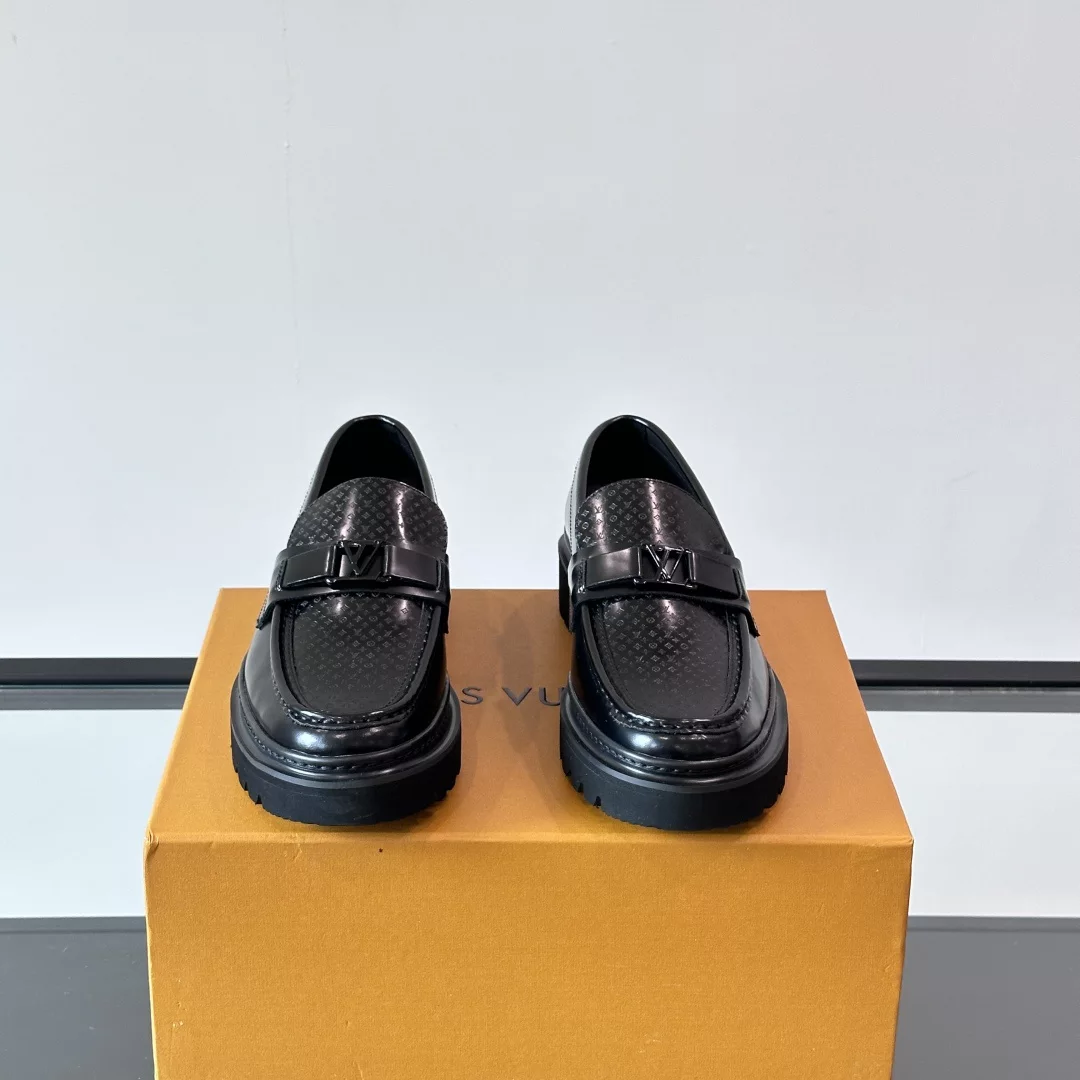 MAJOR LOAFERS BLACK LEATHER - VL046