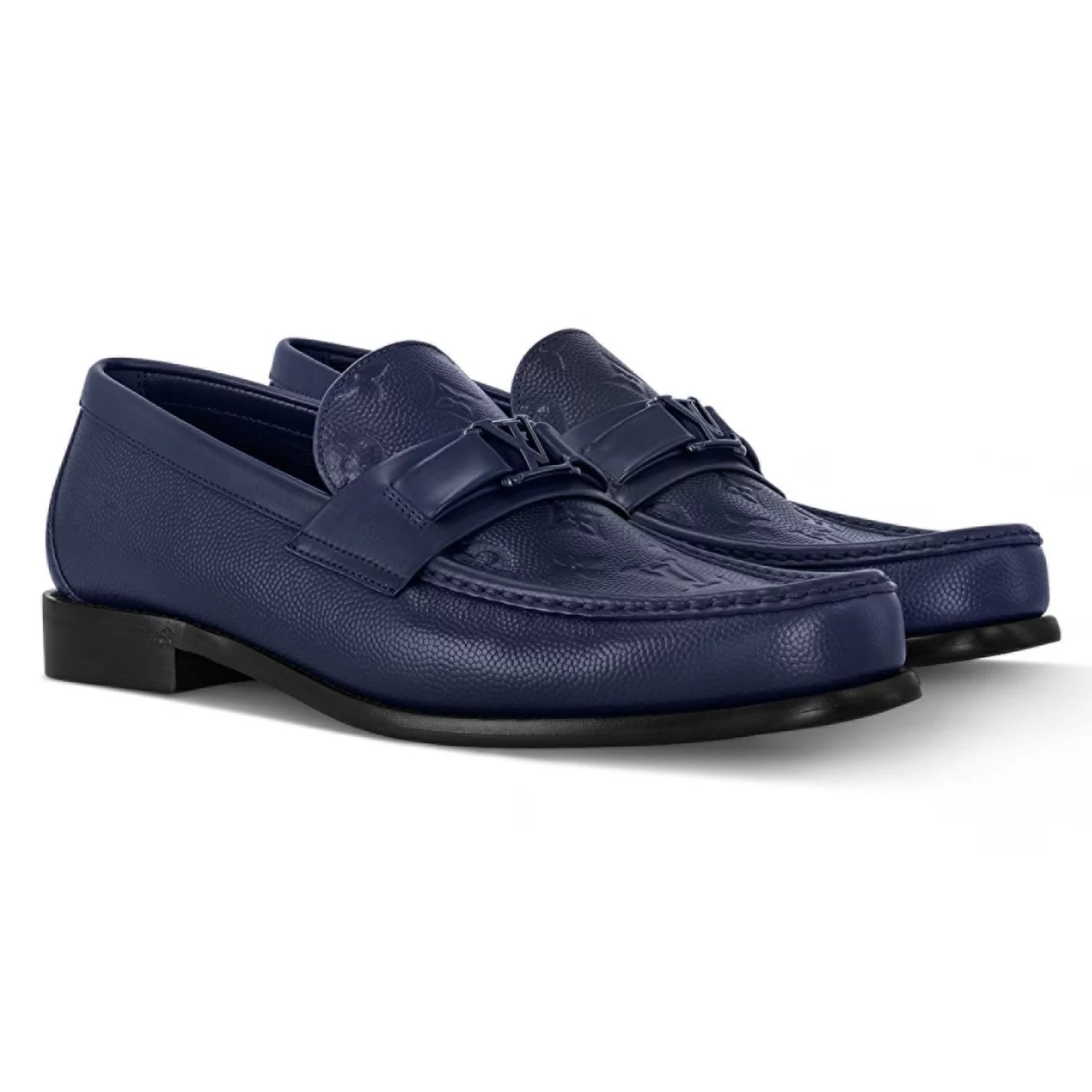 MAJOR LOAFERS IN NAVY BLUE - VL041