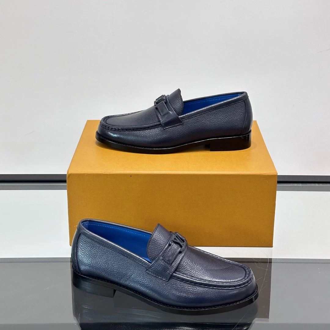 MAJOR LOAFERS IN NAVY BLUE - VL052