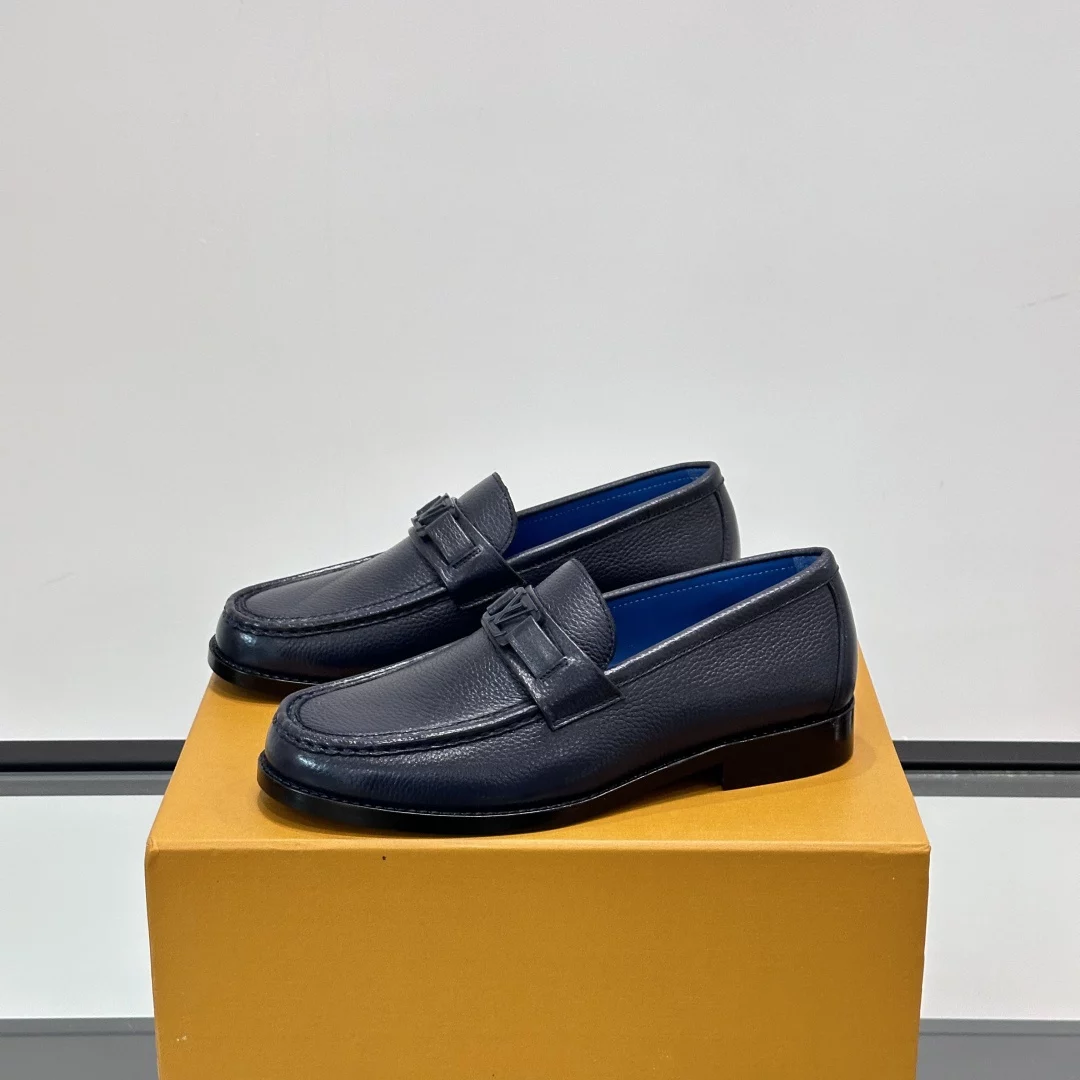 MAJOR LOAFERS IN NAVY BLUE - VL052