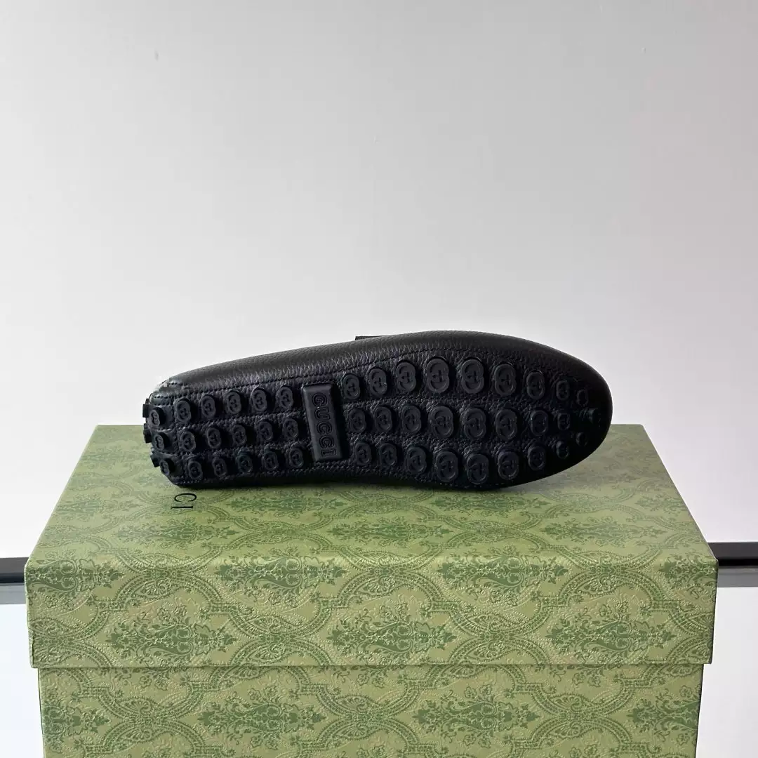 Gucci Men Horsebit Black Loafer - GL090