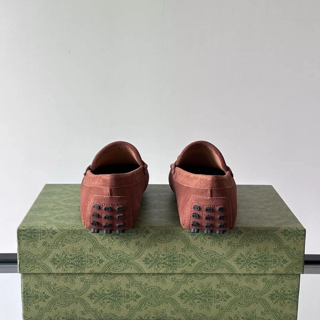 MEN'S DRIVER WITH HORSEBIT IN BROWN - GL096