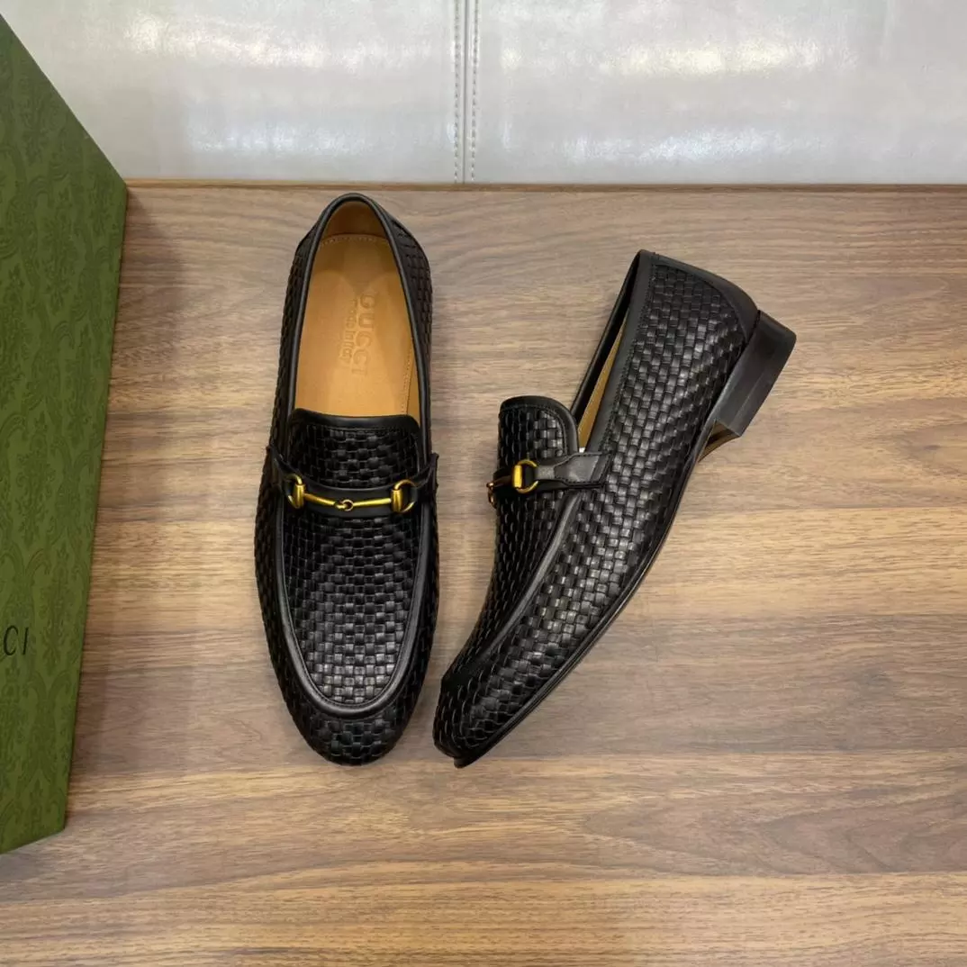 MEN'S HORSEBIT LOAFERS BLACK - GL116