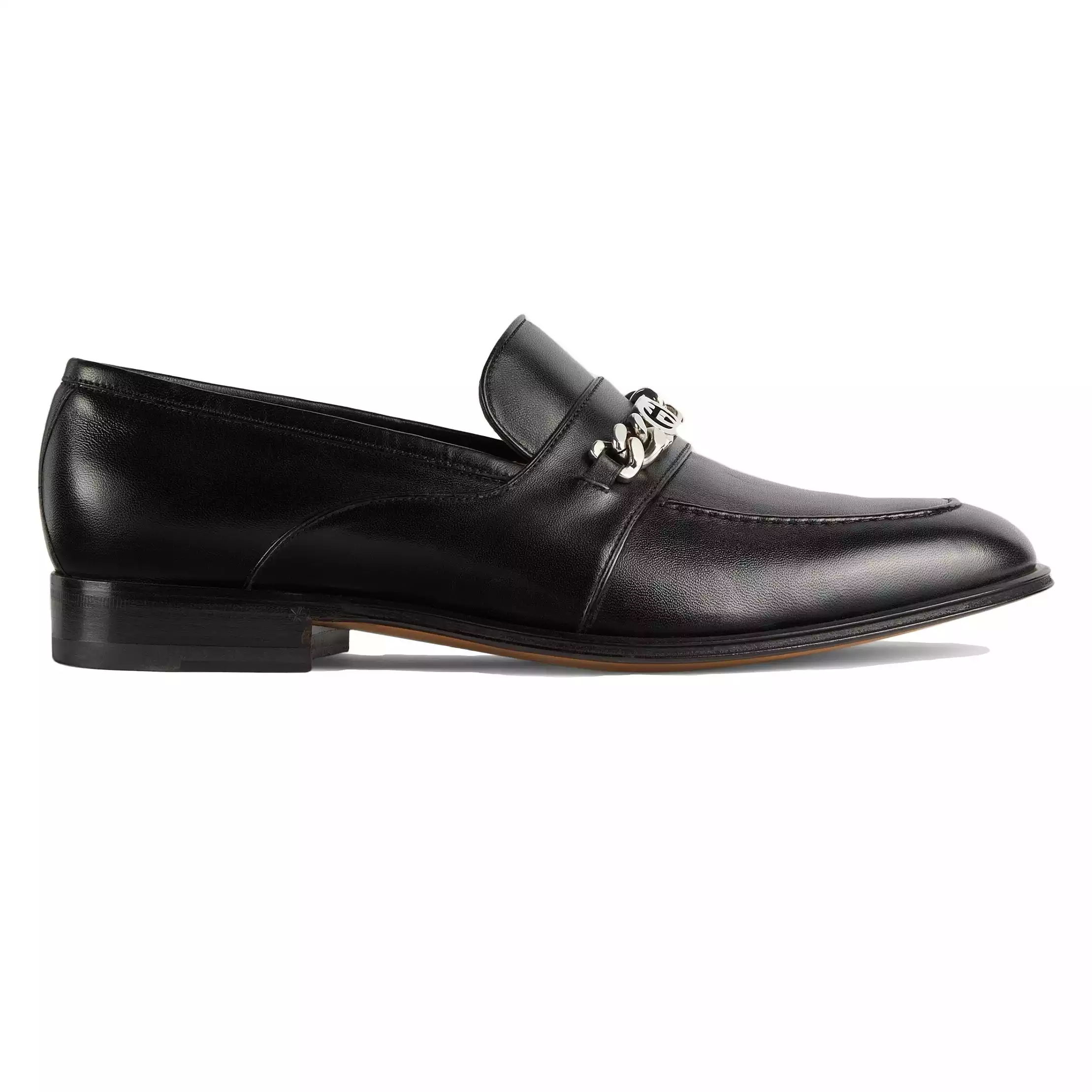 MEN'S LOAFERS WITH INTERLOCKING G BLACK - GL109