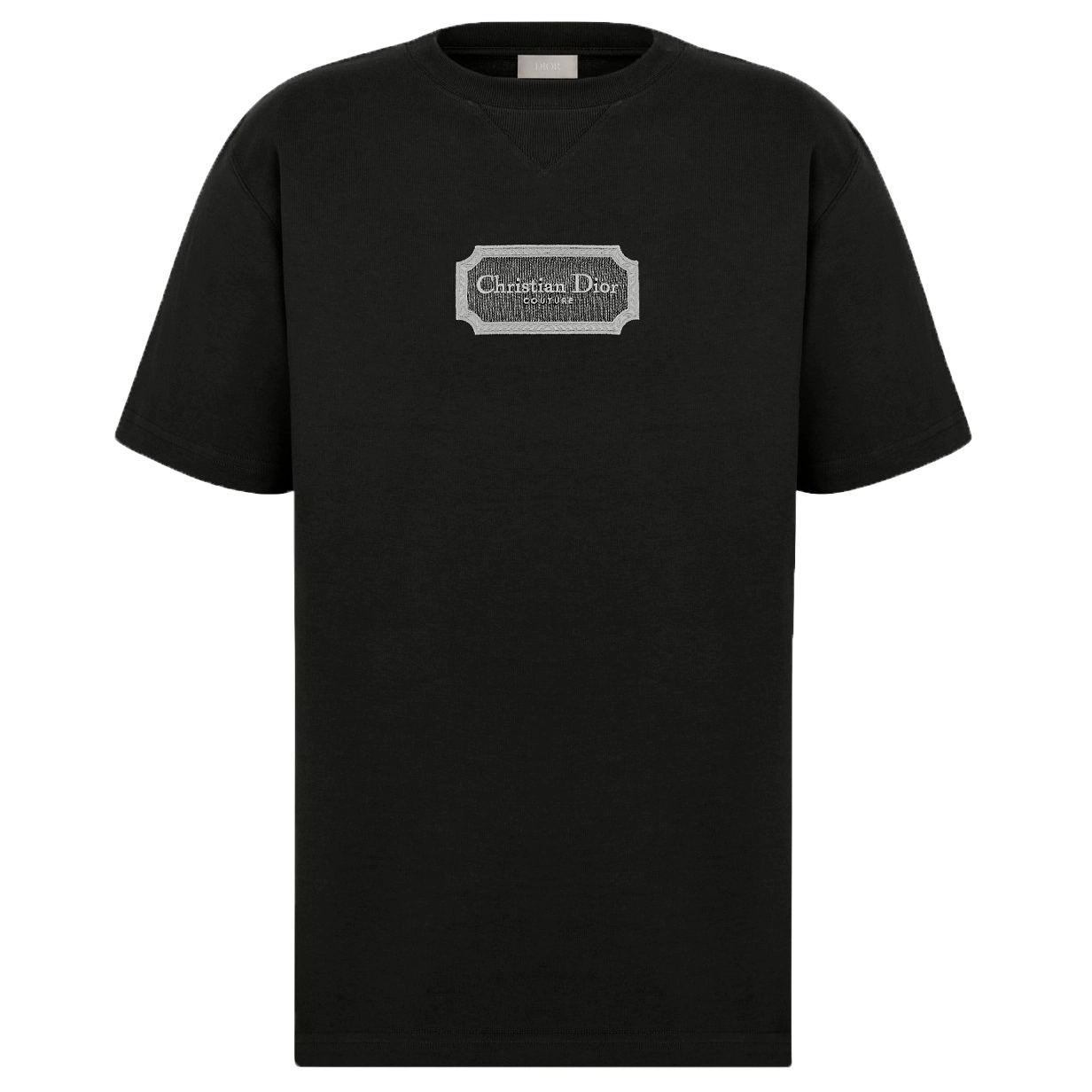 DI0R COTTON T-SHIRT IN BLACK - DOT053