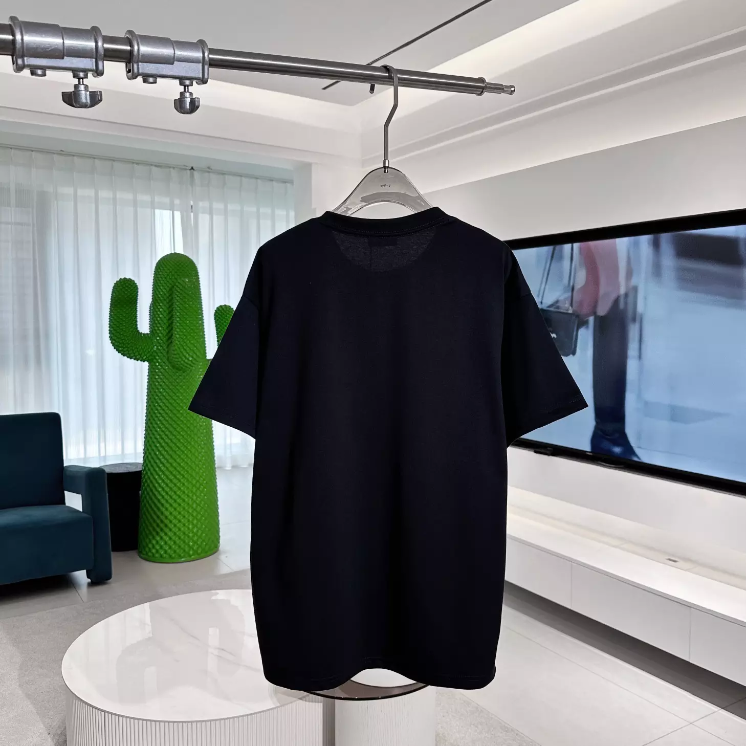 DI0R COTTON T-SHIRT IN BLACK - DOT053